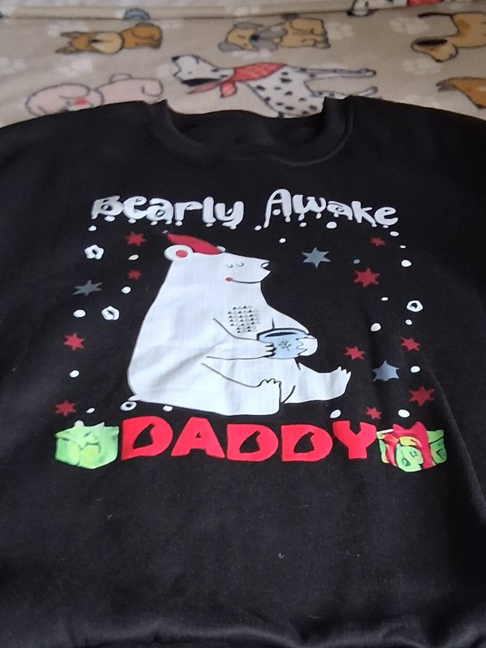 super cute " daddy" Christmas sweathshirt for men